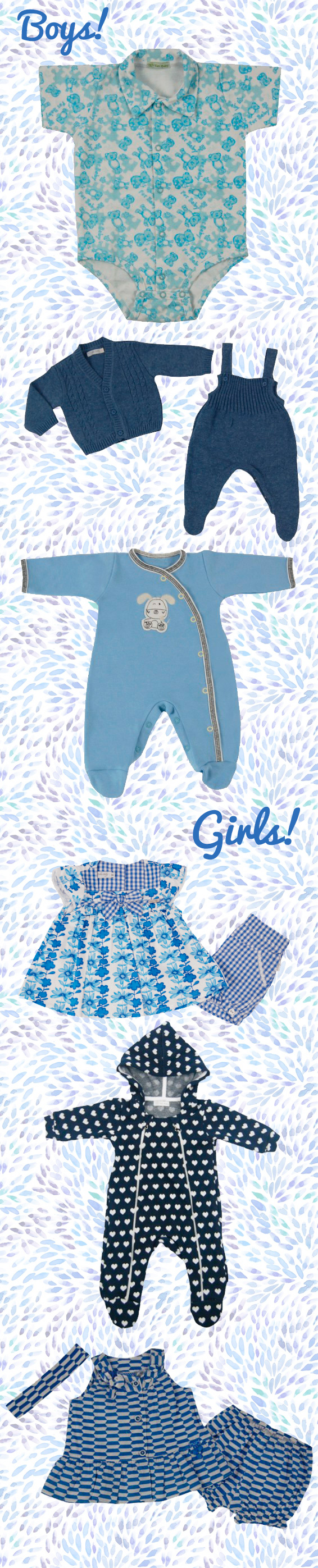 roupa-de-bebê-menino-menina-azul-for-baby